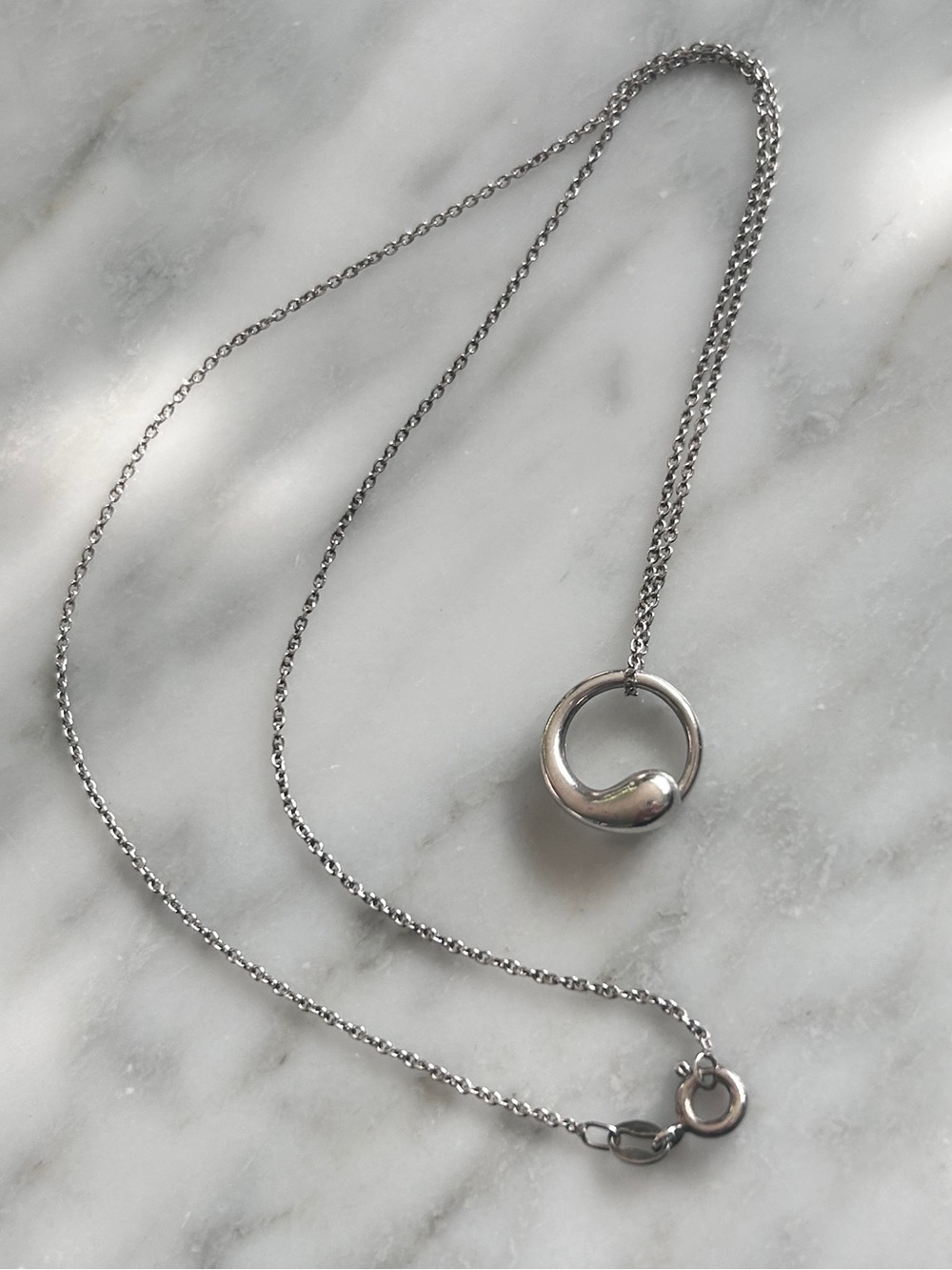 Dainty Sterling Silver Pendant & 18” Chain